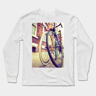 Retro vintage bicycles Long Sleeve T-Shirt